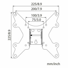 Supporto TV Haeger 5608475 23" - 37"