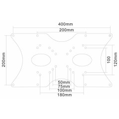 Placca da Parete Neomounts FPMA-VESA400 35 kg