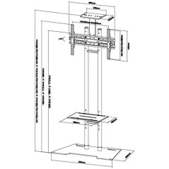 Supporto TV Neomounts PLASMA-M1700ES 55" 50 kg 35 kg