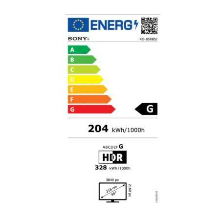 Smart TV Sony KD85X85JAEP 85" 4K Ultra HD LCD WiFi 4K Ultra HD 85" LED