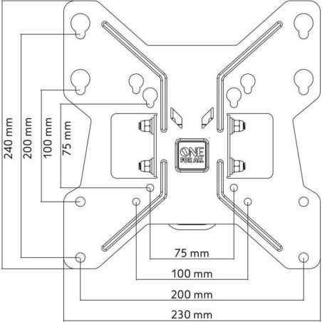 Supporto TV One For All WM2241 13"-32" 20 kg