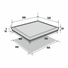 Piano Cottura ad Induzione Sauter SPI4664B 60 cm 5700 W