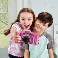 Macchina fotografica giocattolo per bambini Vtech Kidizoom Duo DX Rosa