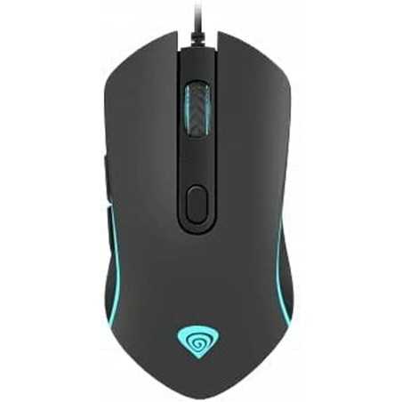 Mouse Gaming Genesis NMG-1410 2400 DPI Nero