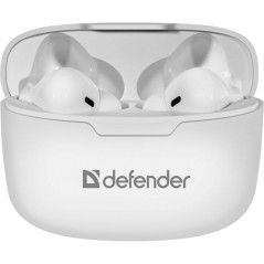 Auricolari in Ear Bluetooth Defender TWINS 903 Bianco Multicolore