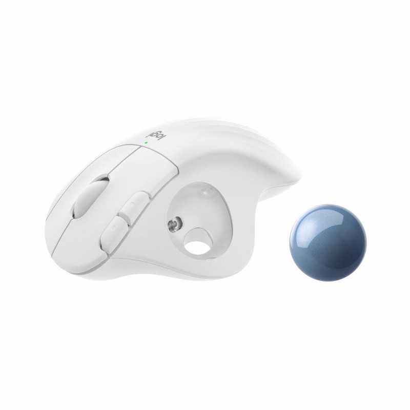 Mouse Logitech ERGO M575 Bianco Nero