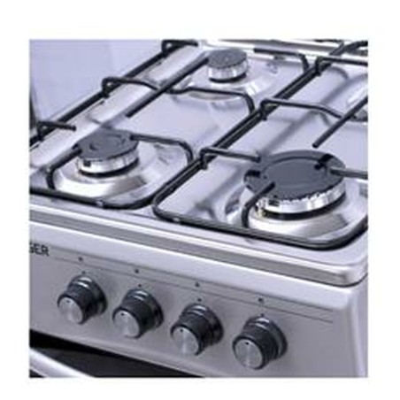 Cucina a Gas Haeger GC-SS5.006C Acciaio inossidabile Argentato Grigio (46 L)