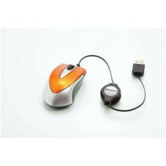 Mouse Ottico Mouse Ottico Verbatim GO MINI TRAVEL Arancio