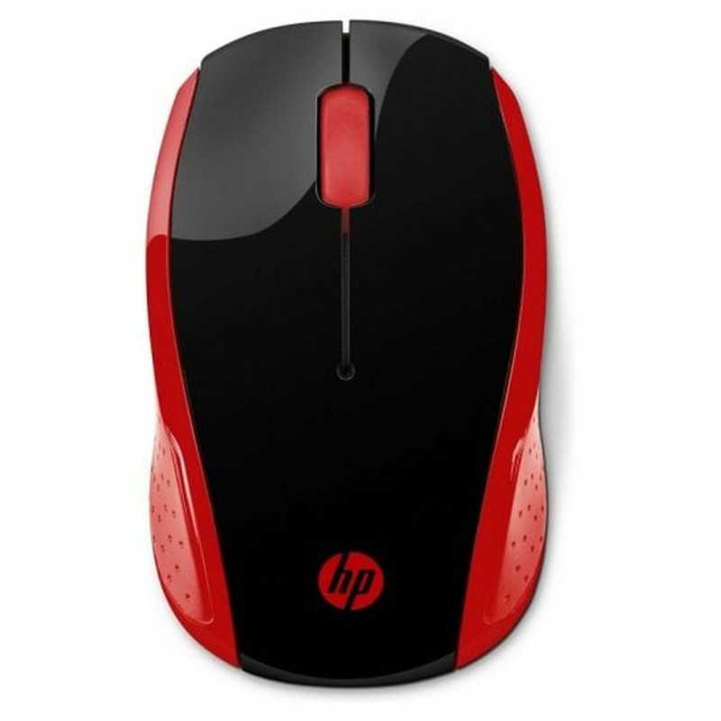 Mouse HP 2HU82AA Rosso Nero/Rosso