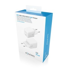 Caricabatterie da Parete Aisens ASCH-35W1P016-W Bianco 35 W (1 Unità)