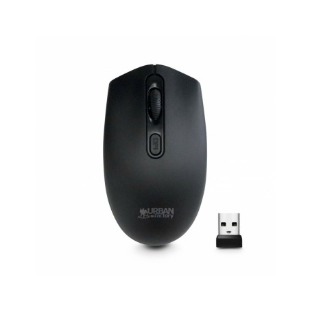 Mouse senza Fili Urban Factory FCM01UF Nero 1600 dpi