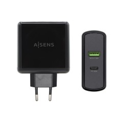 Caricabatterie USB da Parete Aisens ASCH-2PD30QC-BK Nero 48 W USB-C (1 Unità)