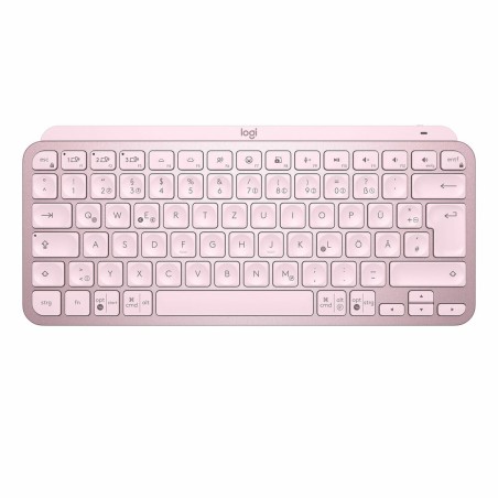 Tastiera Logitech 920-010500 Rosa Monocromatica QWERTY