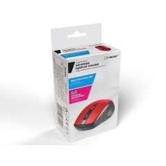 Mouse senza Fili Tracer TRAMYS46750 Nero Nero/Rosso