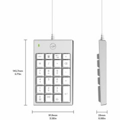 Tastiera numerica Mobility Lab ML305707 Argentato