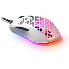 Mouse Gaming SteelSeries AEROX 3 (2022) SNOW EDITION Bianco