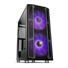 Case computer desktop Micro ATX / Mini ITX / ATX Nox NXHUMMERNOVA RGB Ø 20 cm Nero Multicolore