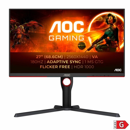 Monitor Gaming AOC Q27G3XMN/BK 27" 2K 180 Hz