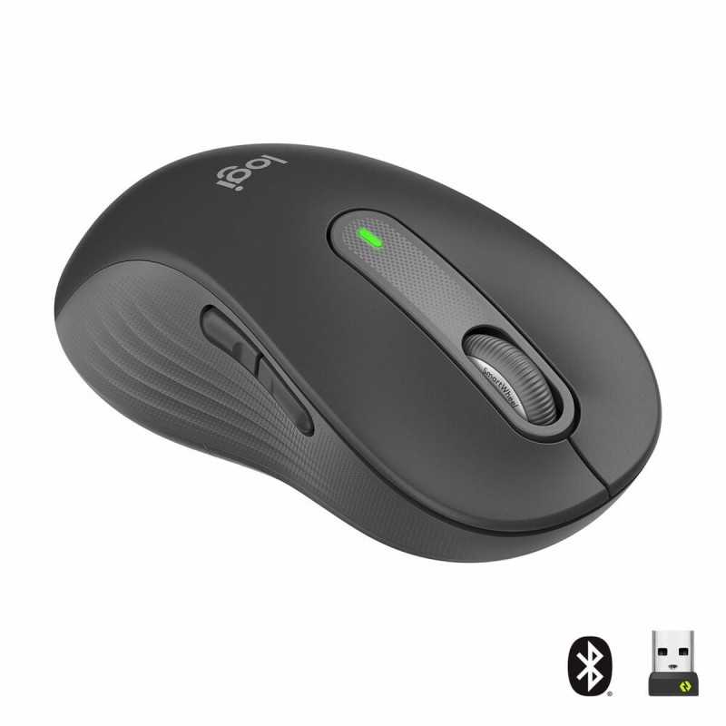 Mouse senza Fili Logitech Signature M650 Left Grafite 4000 dpi