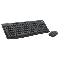 Tastiera e Mouse Logitech MK370 Grafite Qwerty hebreo