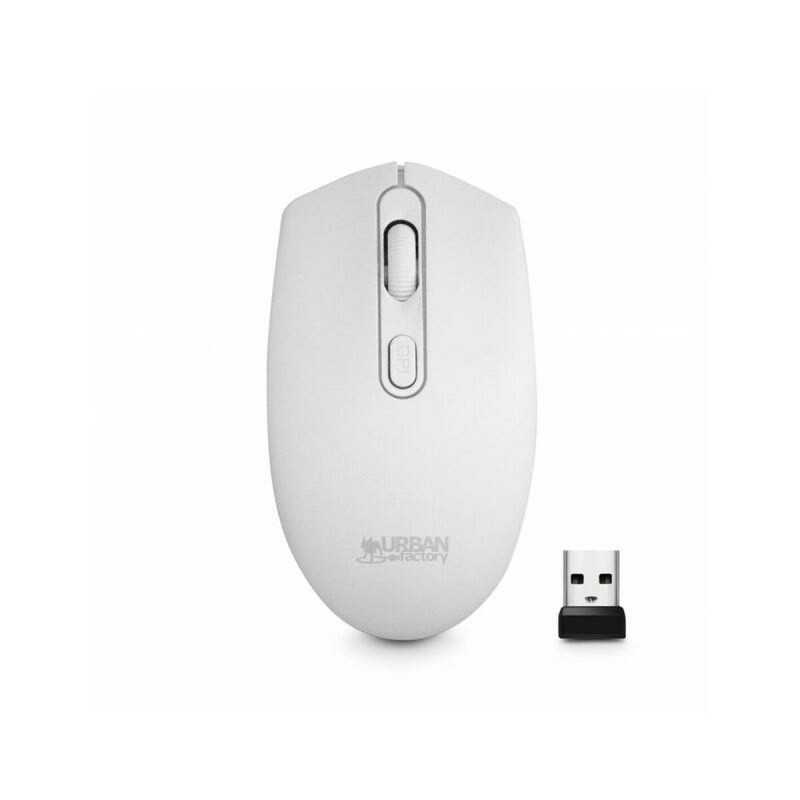 Mouse senza Fili Urban Factory FCM02UF Bianco 1600 dpi