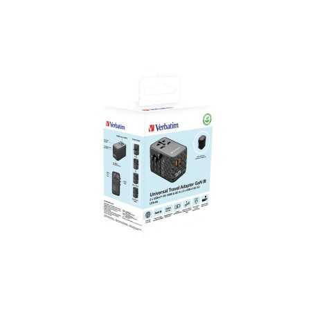 Adattatore Verbatim Nero Grigio 100 W