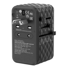 Adattatore Verbatim Nero Grigio 100 W