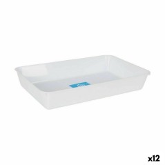 Contenitore di Plastica Bianco 31 x 19 x 5 cm