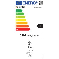 Freezer Geratek Nuuk Bianco 1000 W