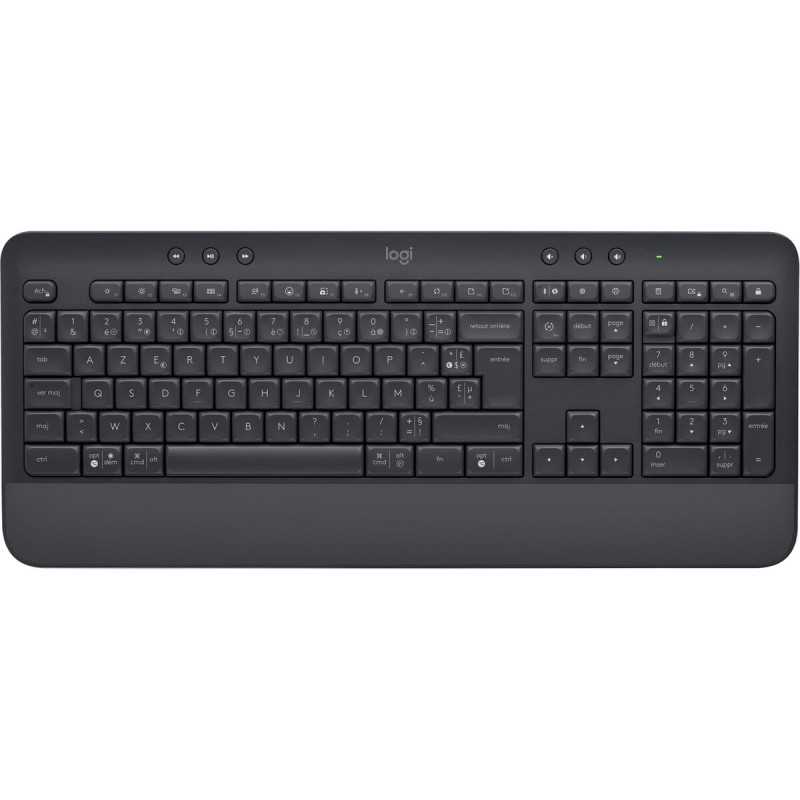 Tastiera Logitech Signature K650 AZERTY Francese Grigio scuro Grigio