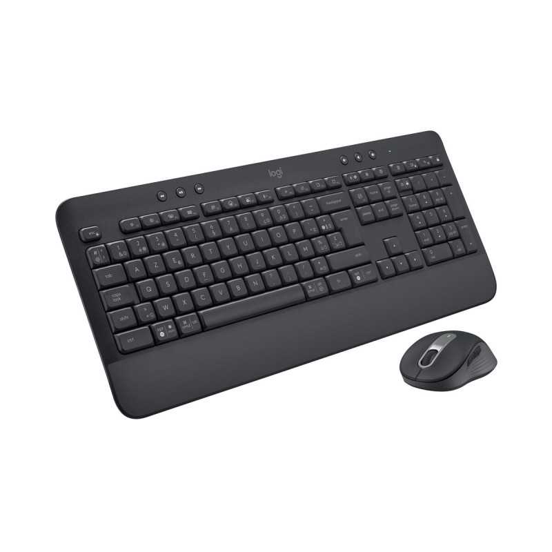 Tastiera e Mouse Wireless Logitech 920-011001 Nero Azerty Francese