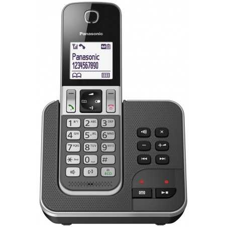 Telefono Senza Fili Panasonic KX-TGD320FRG Bianco Nero Grigio