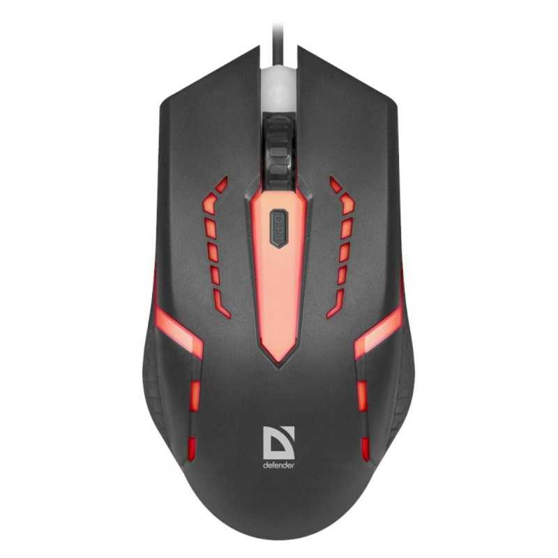 Mouse Ottico Mouse Ottico Defender FLASH MB-600L Nero