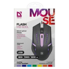 Mouse Ottico Mouse Ottico Defender FLASH MB-600L Nero