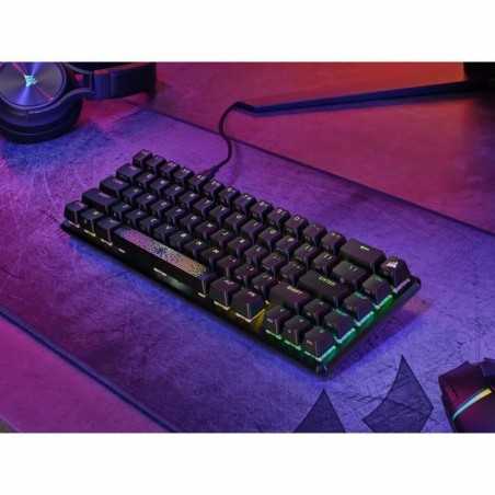 Tastiera Corsair K65 PRO MINI Nero Francese AZERTY