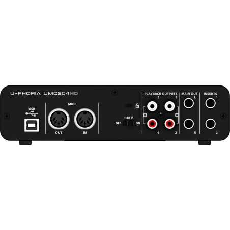 Interfaccia audio Behringer UMC204HD