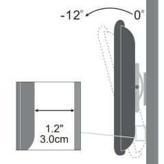 Supporto TV Techly ICA-LCD-900 13" 30" 15 kg